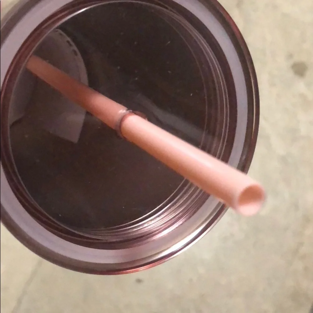 Starbucks Rose Gold Cold Cup Holiday